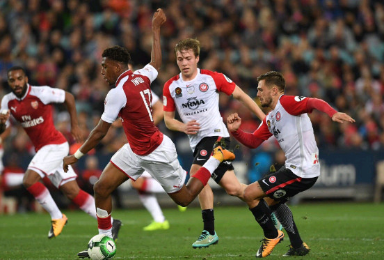 Ảnh bài viết Alex Iwobi chơi đầy nỗ lực trước Western Sydney Wanderers