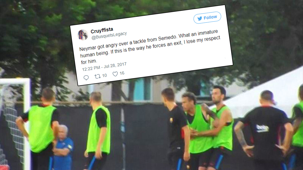 Ảnh bài viết Fan Barcelona nói gì về vụ đánh nhau của Neymar?