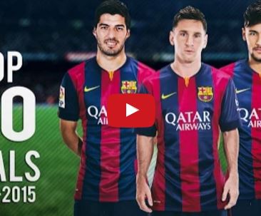 Ảnh bài viết Top 30 bàn thắng đẹp nhất của bộ 3 MNS mùa 2014/15