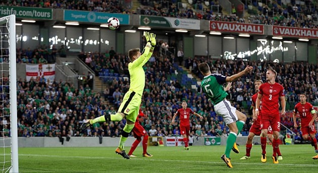Ảnh bài viết Bắc Ireland 2-0 CH Séc: Vinh danh người hùng Jonny Evans 