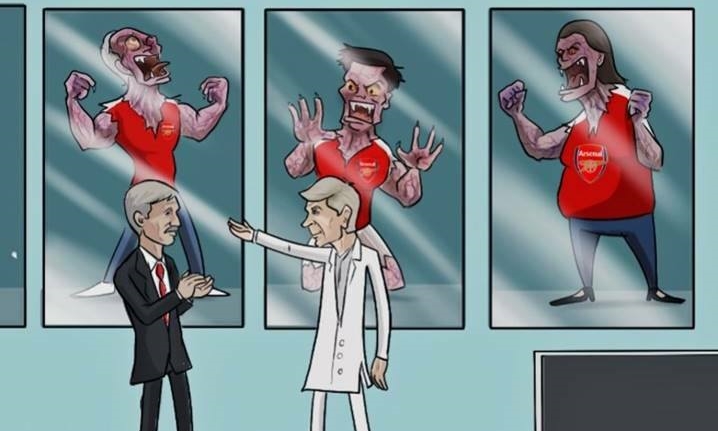 Ảnh bài viết Biếm họa: Virus Wenger khiến fan Arsenal nổi điên