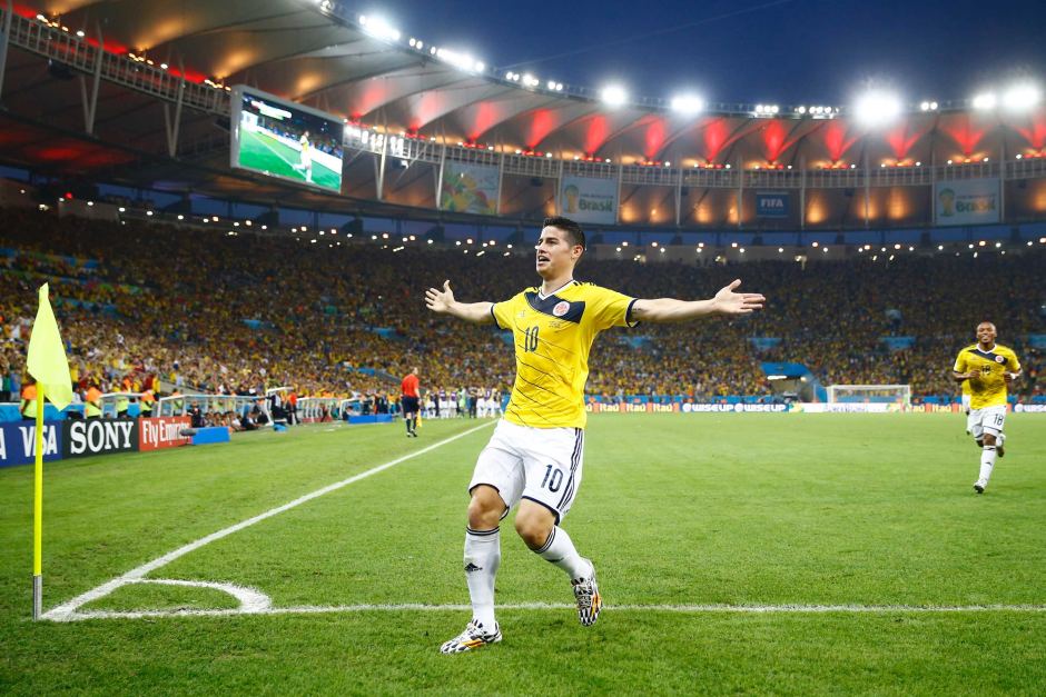 Ảnh bài viết Góc siêu phẩm: Cú sút miễn chê của James Rodriguez trước Uruguay