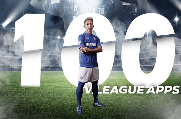 Ảnh bài viết Xuân Tú gia nhập “câu lạc bộ 100” của V-League