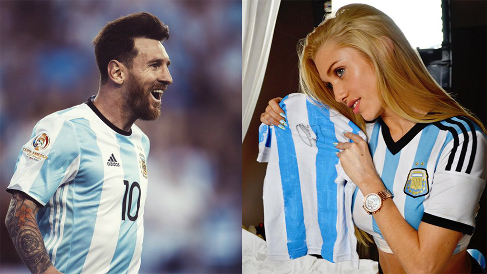 Ảnh bài viết Nữ ca sĩ cổ vũ Messi giành vé World Cup