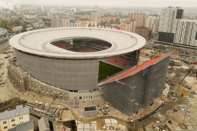 Ảnh bài viết Chủ nhà World Cup 2018 ra mắt sân bóng "dị" nhất thế giới