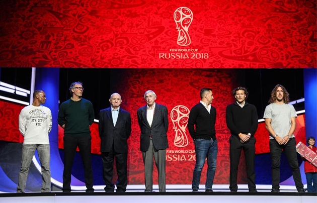 Ảnh bài viết Dàn huyền thoại tái xuất ở Nga, sẵn sàng cho lễ bốc thăm World Cup