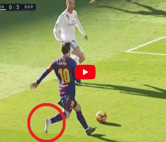 Ảnh bài viết Không mang giày, Lionel Messi vẫn kiến tạo như đặt cho Aleix Vidal