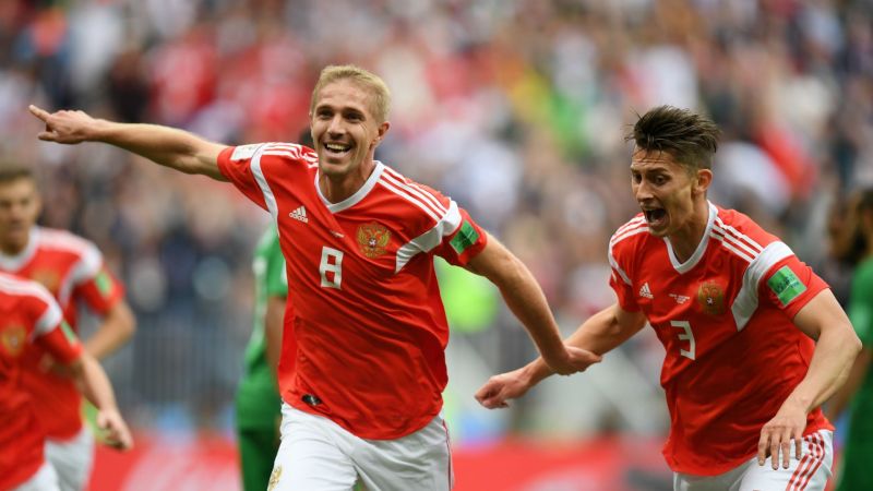 Ảnh bài viết Yury Gazinsky lập công mãn nhãn, nhưng đâu là bàn mở màn đẹp nhất lịch sử World Cup?