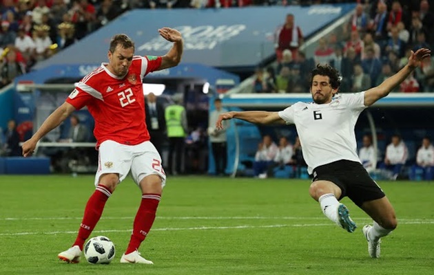Ảnh bài viết Trận Nga - Ai Cập xác lập cột mốc kỳ dị trong lịch sử World Cup