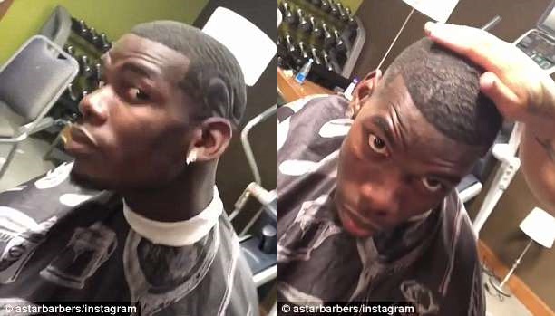 Ảnh bài viết Chưa bỏ thói quen, Pogba lại cắt tóc trước giờ bóng lăn