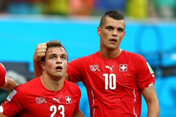 Ảnh bài viết Ăn mừng quá khích, Xhaka và Shaqiri đứng trước nguy cơ bị cấm thi đấu