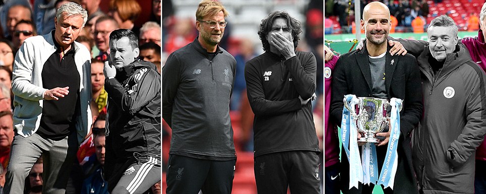 Ảnh bài viết Không hẹn mà gặp, cả Pep, Mourinho & Klopp cùng lúc mất 'đi cánh tay phải'