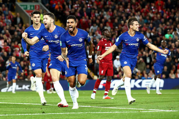Ảnh bài viết Cảm xúc dâng trào, Chelsea bất chấp ăn mừng với 'vị khách' lạ mặt