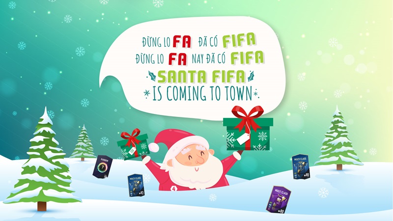 Ảnh bài viết FIFA Online 4 gây chú ý với cộng đồng game thủ FA mùa đông này với ca khúc "Santa FIFA is coming town"