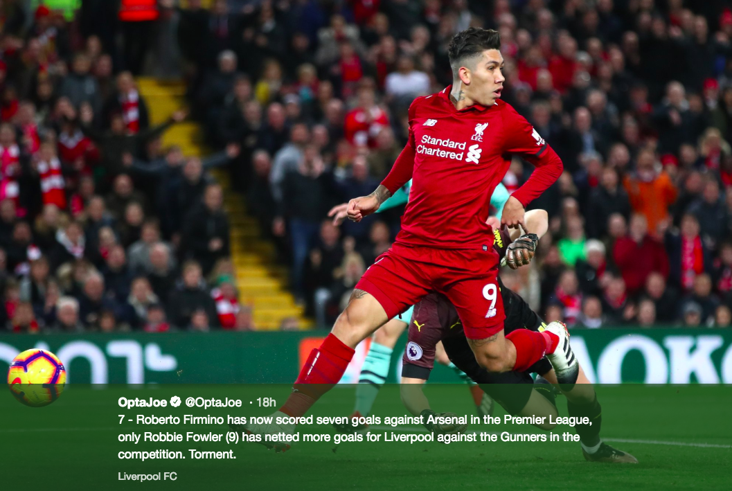 Ảnh bài viết Người Arsenal sẽ phải "khóc thét" vì Firmino khi biết được điều này