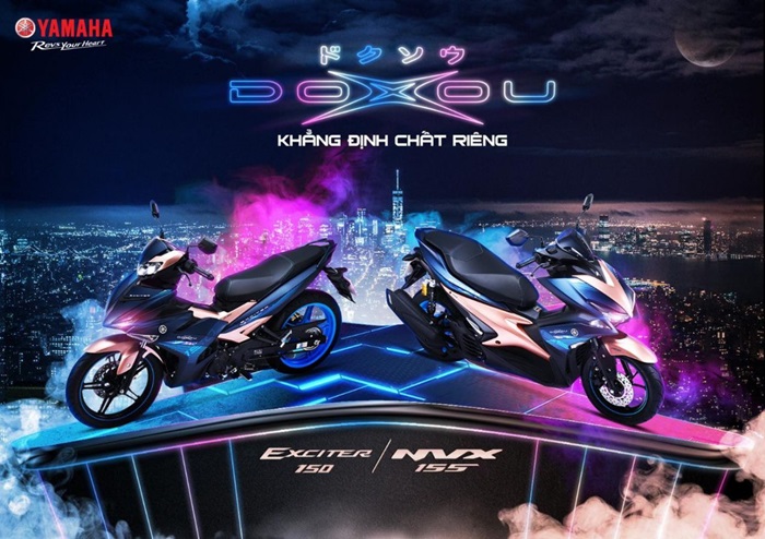 Ảnh bài viết Yamaha gây ấn tượng với NVX & Exciter phiên bản Doxou, khuấy động mùa mua sắm cuối năm