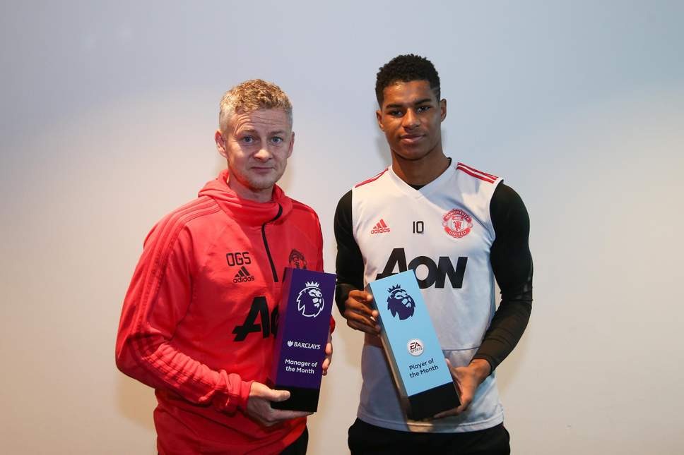 Ảnh bài viết Marcus Rashford đăng đàn chúc mừng HLV Solskjaer