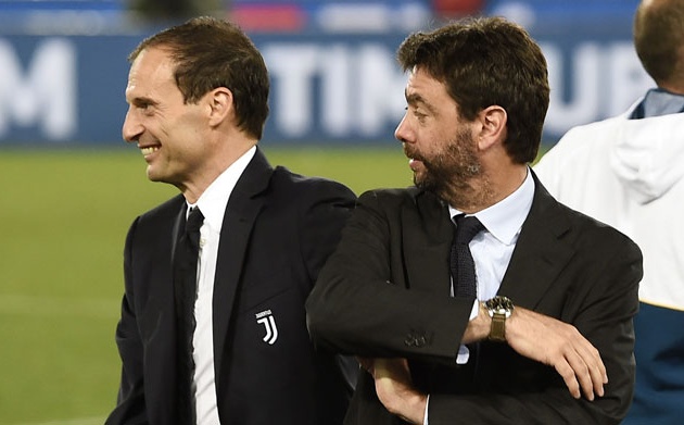 Ảnh bài viết Nóng: Andrea Agnelli gặp mặt Massimiliano Allegri để bàn về tương lai