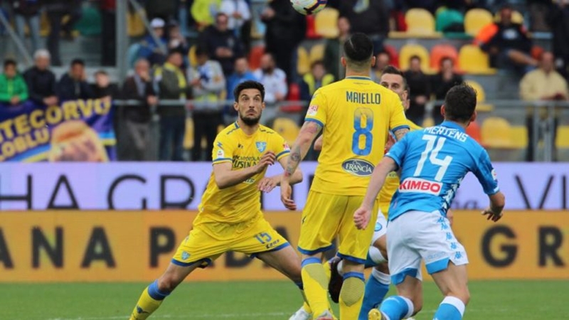 Ảnh bài viết Mertens ghi bàn, Napoli đẩy Frosinone tiến gần đến Serie B