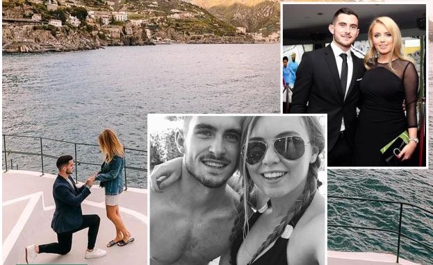 Ảnh bài viết Sao tuyển Anh cầu hôn bạn gái lãng mạn bên bờ biển