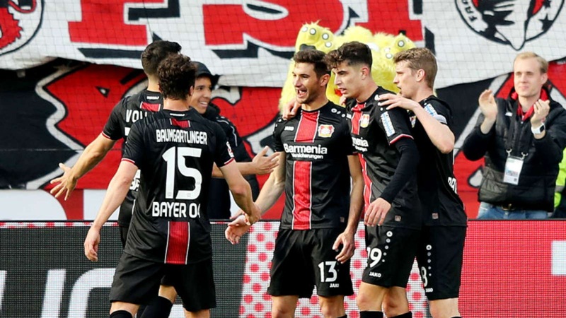 Ảnh bài viết Leverkusen đánh tennis với Frankfurt và lập kỷ lục khủng ở Bundesliga