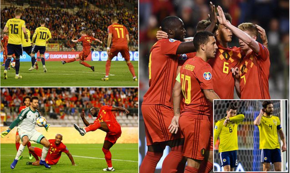 Ảnh bài viết Lukaku bùng nổ,  Bỉ giành chiến thắng đậm trước Scotland