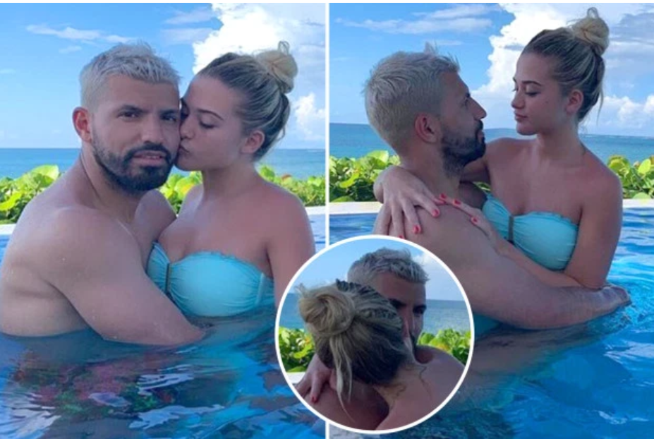 Ảnh bài viết Thư giãn bên bể bơi, Aguero tình tứ với bạn gái trẻ bốc lửa