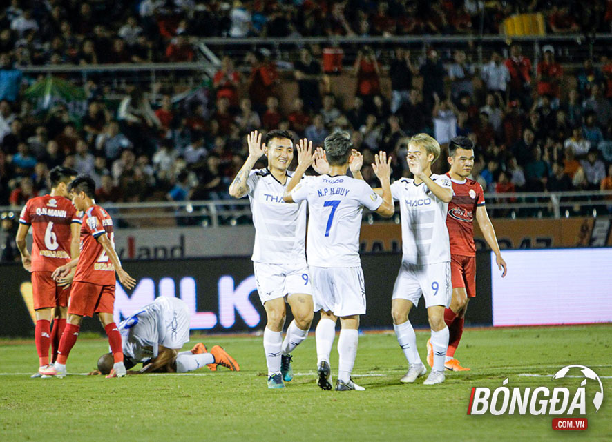 Ảnh bài viết Hồng Duy, Văn Thanh nổ súng, HAGL chính thức trụ hạng tại V-League 2019