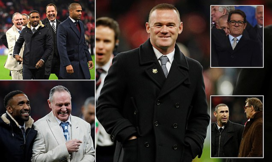 Ảnh bài viết Rooney và những huyền thoại Tam Sư xuất hiện tại SVĐ Wembley