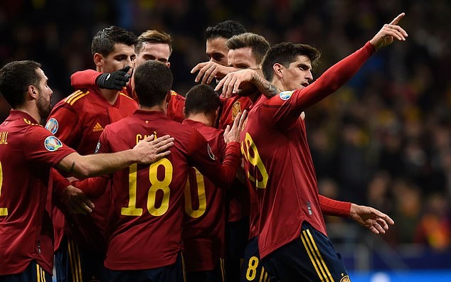 Ảnh bài viết Tây Ban Nha khép lại vòng loại EURO 2020 bằng một "bàn tay nhỏ"