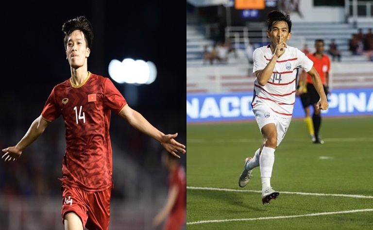 Ảnh bài viết Bán kết SEA Games 30: Quái kiệt Hoàng Đức so tài cùng “Ronaldo Campuchia”