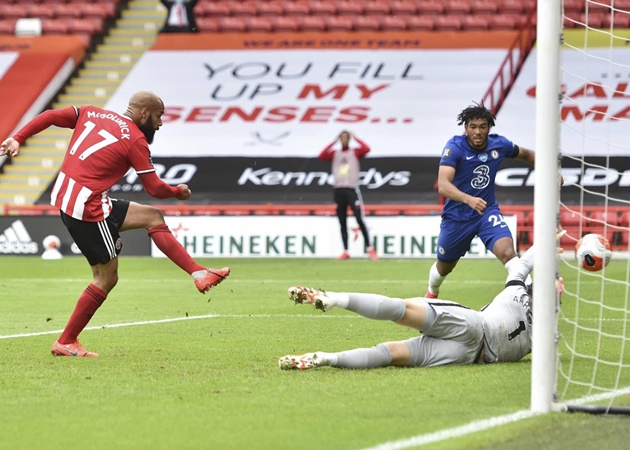 Ảnh bài viết Thua sốc Sheffield United, Chelsea bị Man Utd phả hơi nóng sau gáy