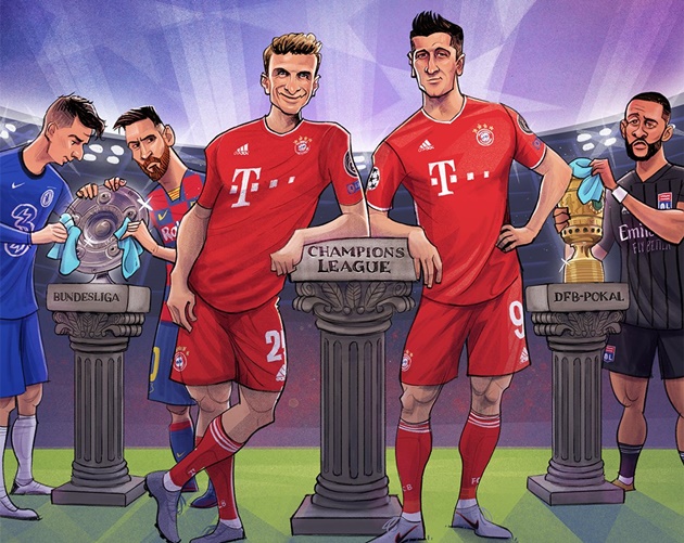 Ảnh bài viết Sang tận TBN cà khịa, Bayern khiến Cules "khóc thét"