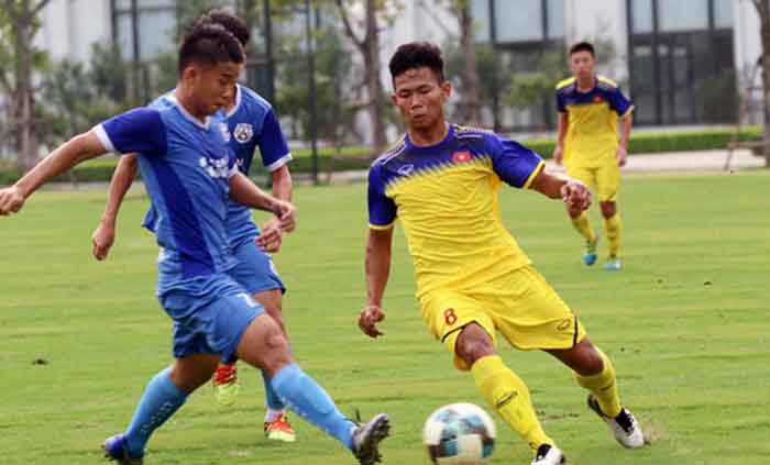 Ảnh bài viết U19 Việt Nam nhận trái đắng trong trận đấu tập với Á quân Hạng Nhất