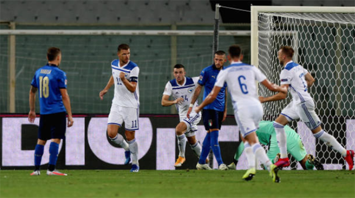 Ảnh bài viết Dzeko ghi bàn, Italia 'chết hụt' trước Bosnia Herzegovina