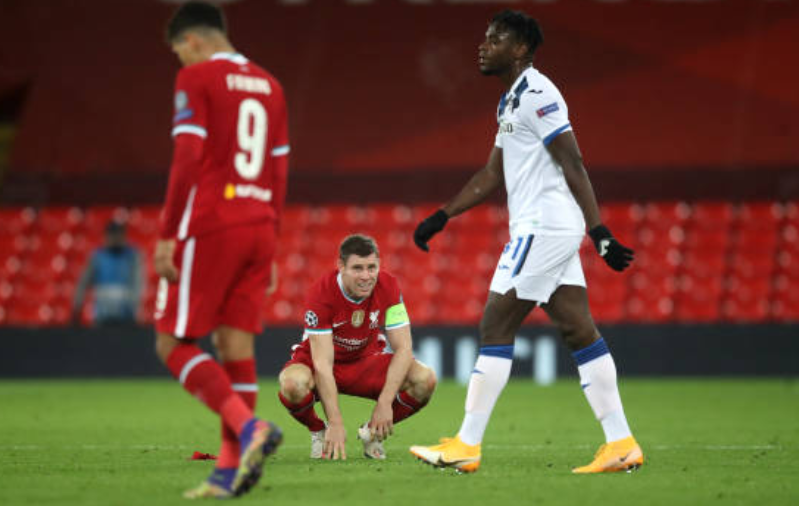 Ảnh bài viết Thủng lưới 2 bàn trong 4 phút, Liverpool thua trắng Atalanta ngay tại Anfield