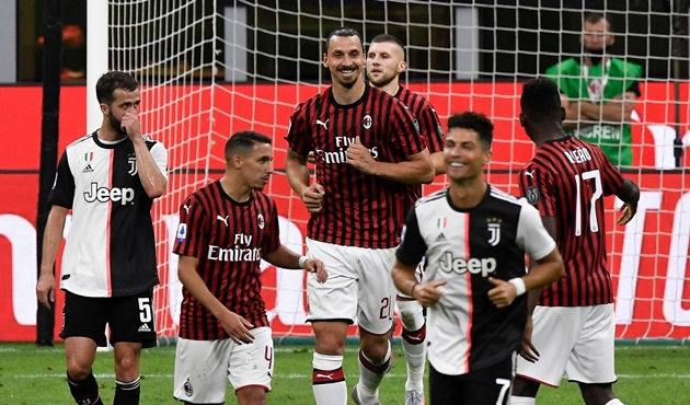 Ảnh bài viết Đội hình kết hợp Milan - Juventus: Có Ronaldo, không Ibrahimovic