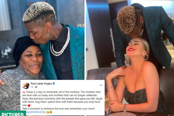 Ảnh bài viết Paul Pogba thể hiện tình cảm với 2 người phụ nữ của cuộc đời
