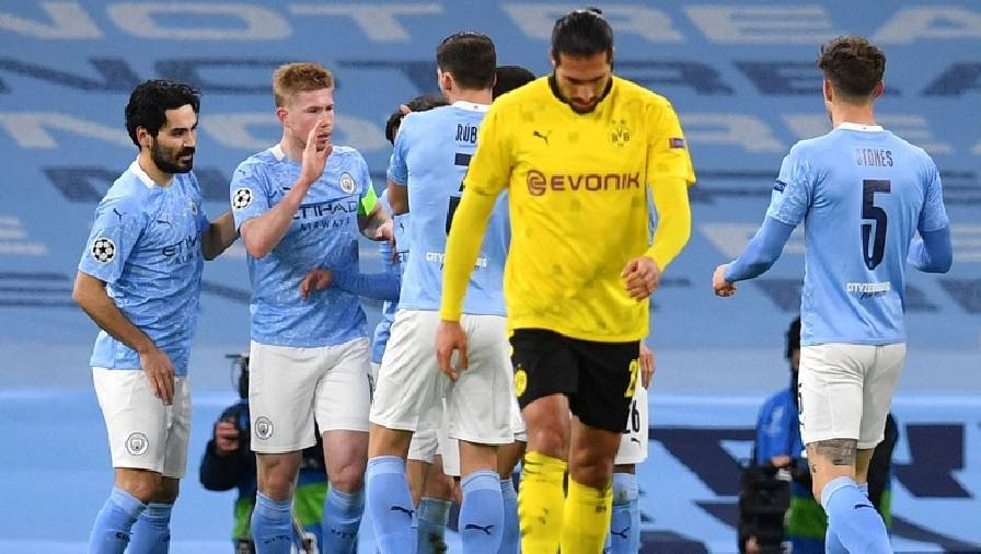 Ảnh bài viết Đội hình Man City đấu Dortmund: Bộ ba tiền vệ D.R.G góp mặt?