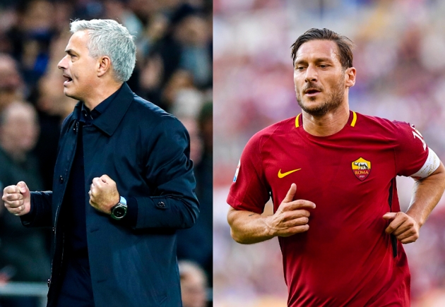 Ảnh bài viết Mourinho gây bão AS Roma bởi lời nói với huyền thoại Totti