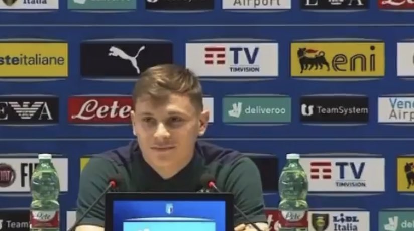 Ảnh bài viết Phóng viên "tự hủy" trước Nicolo Barella