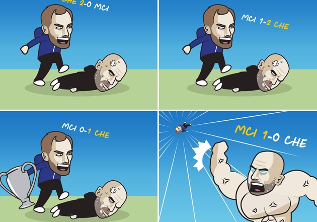 Ảnh bài viết Cười té khói với loạt ảnh chế Man City thắng Chelsea