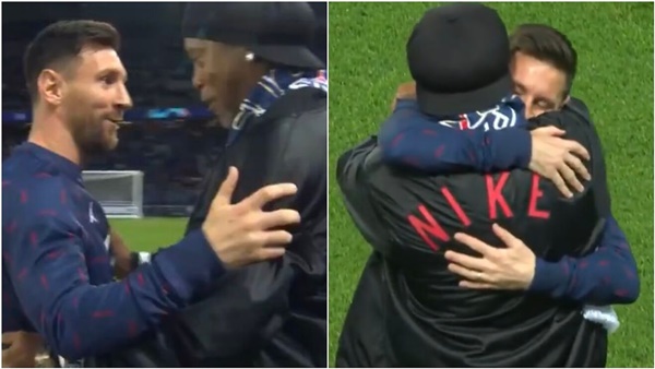 Ảnh bài viết Lionel Messi tái ngộ Ronaldinho trên SVĐ Công viên các Hoàng tử
