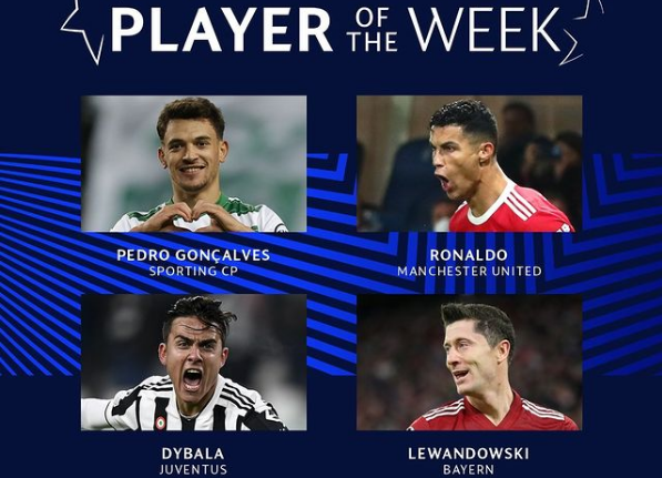 Ảnh bài viết 4 đề cử Cầu thủ xuất sắc nhất lượt 4 vòng bảng Champions League
