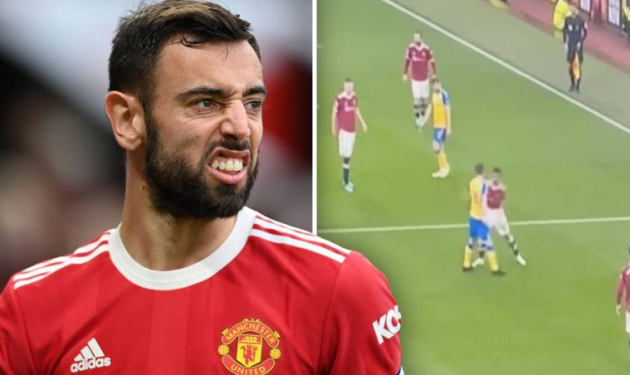 Ảnh bài viết Fernandes đấu vật rồi đấm luôn James Ward-Prowse