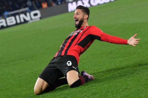 Ảnh bài viết Ibrahimovic dự bị, Giroud đánh đổi máu đoạt chiến thắng cho AC Milan