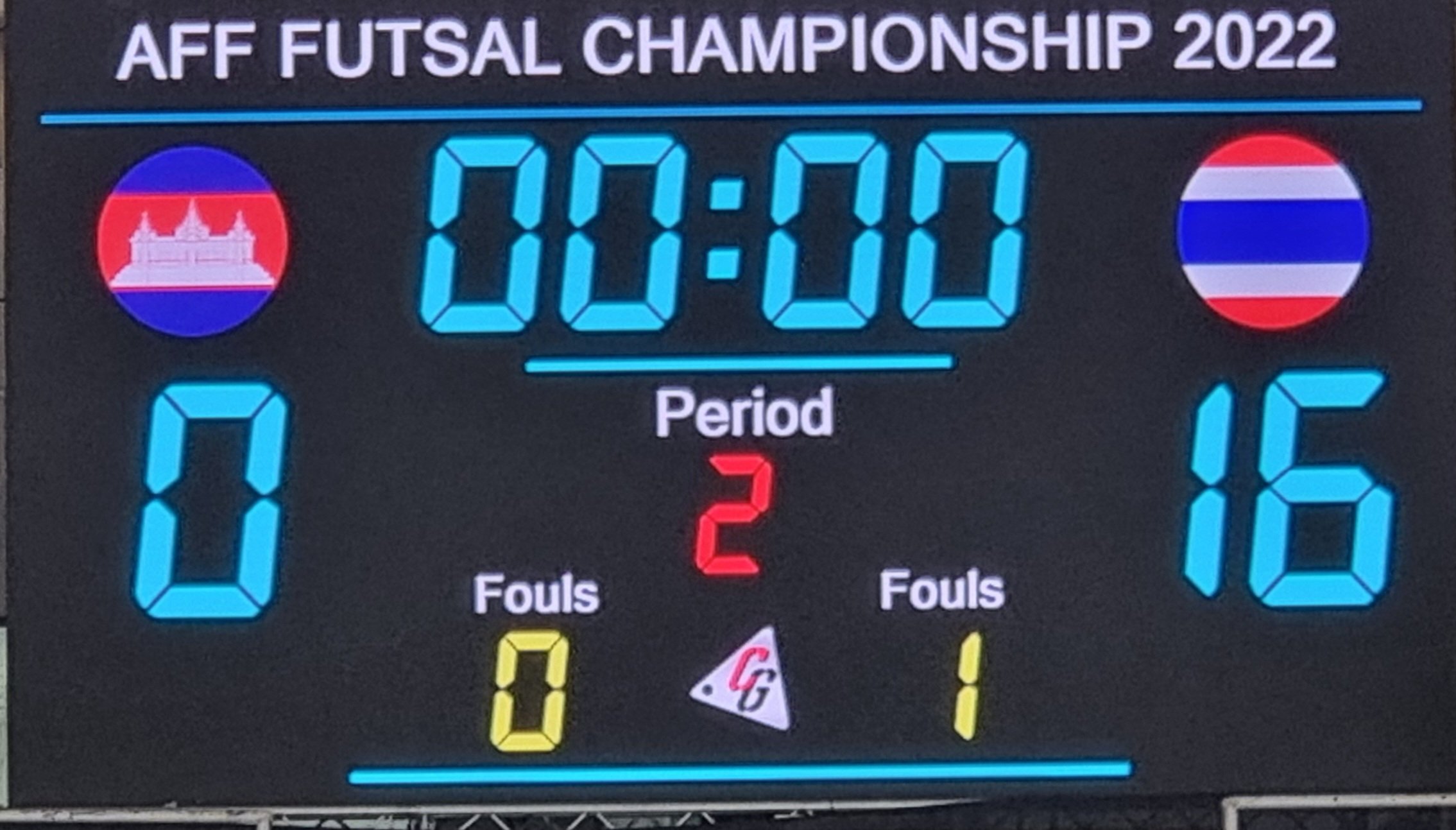 Ảnh bài viết Tuyển futsal Thái Lan thắng Campuchia 16-0