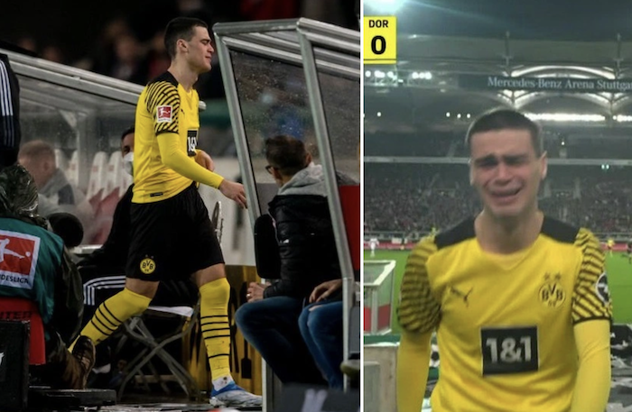 Ảnh bài viết Sao Dortmund bật khóc khi rời sân