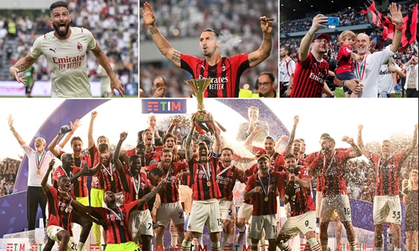 Ảnh bài viết 7 con số thống kê trong ngày AC Milan đăng quang chức vô địch Serie A