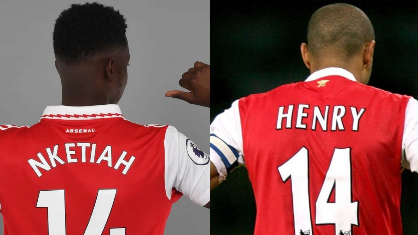 Ảnh bài viết Nketiah và 9 cầu thủ khoác áo số 14 của Arsenal gần đây